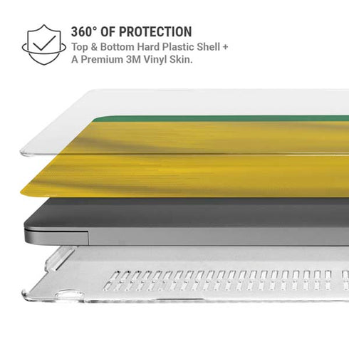 Brazil Soccer Flag MacBook Pro 14in (2021-24) Case plus Skin